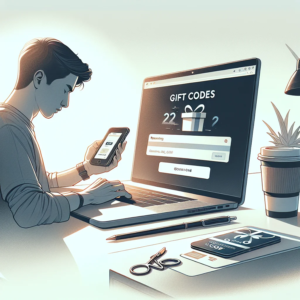 Process of redeeming gift codes